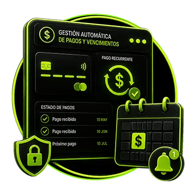 Recordatorios y control automático de cobros